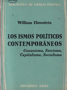 Los Ismos políticos contemporáneos