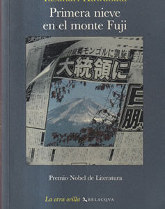 Primera nieve en el monte Fuji